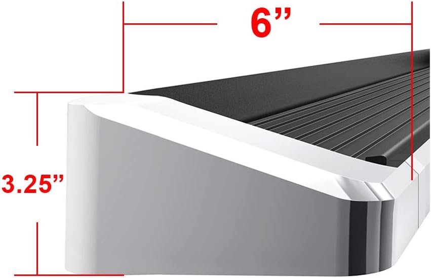 6in Running Boards for Ford F150 Regular Cab M8181