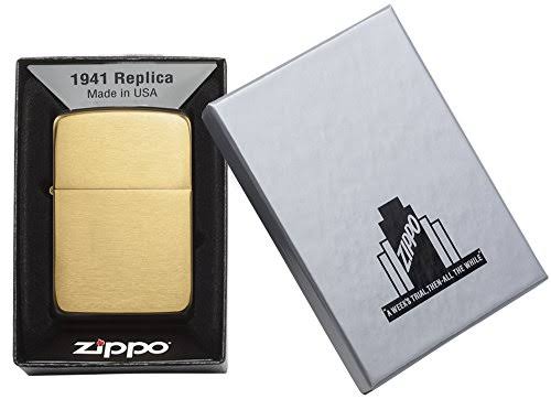 Brushed Brass Pocket Lighter L476
