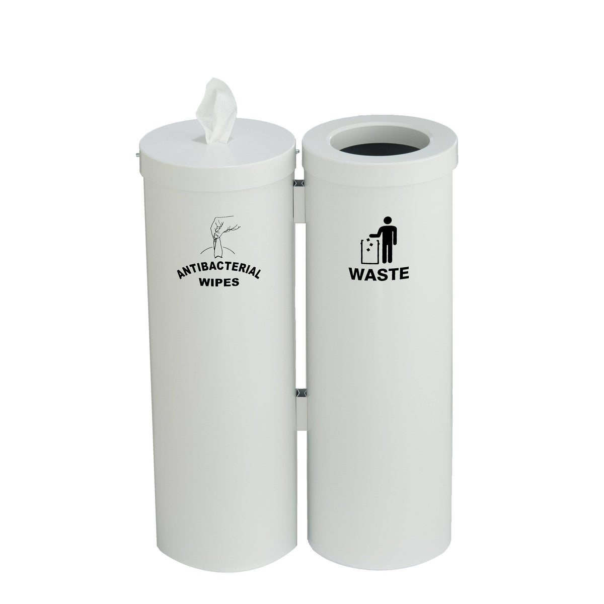 Antibacterial Wipe Dispenser and Garbage Can P9114