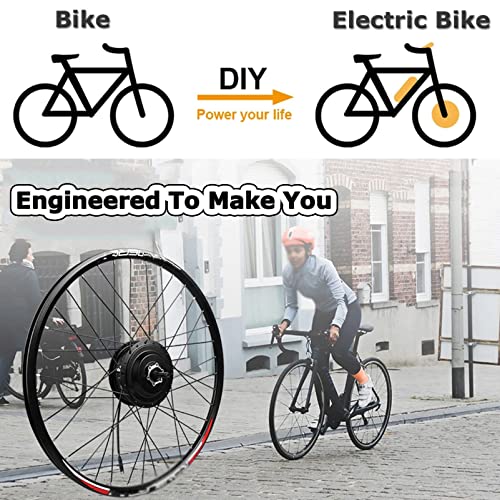 48V 1000W 1500W Electric Bicycle Conversion Kit, Rear Wheel Motor, Smart Controller, Twist Throttle X344448