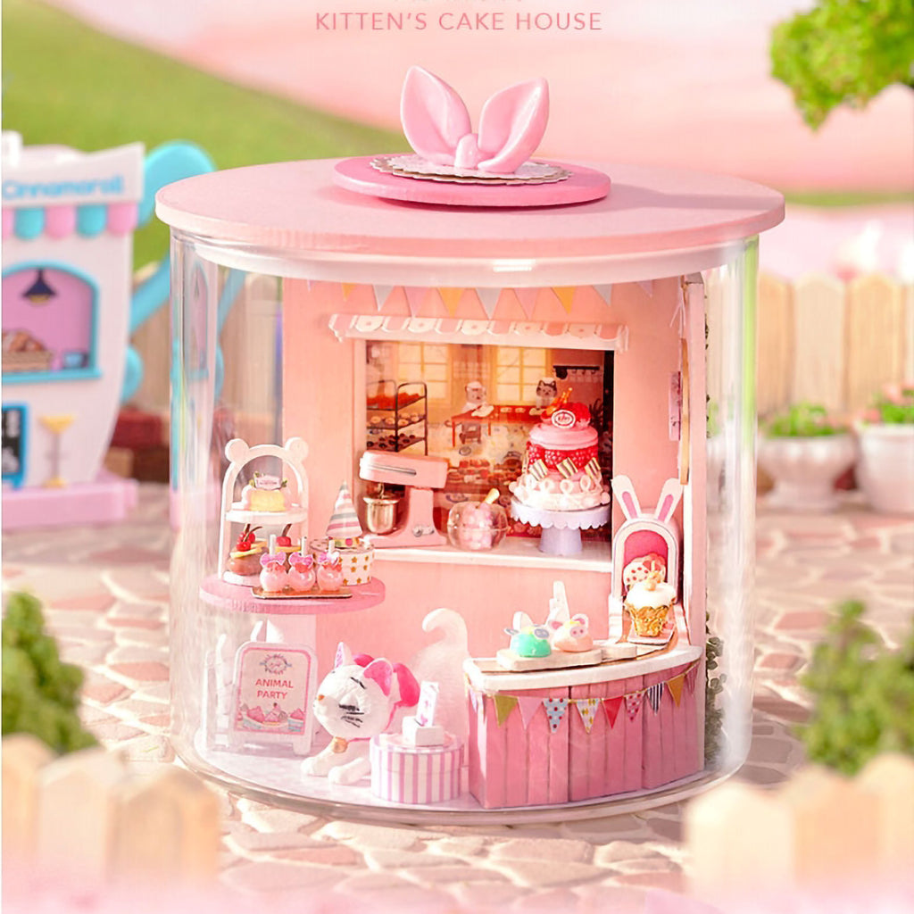 Witch's Room Miniature Dollhouse Kit with LED K5605