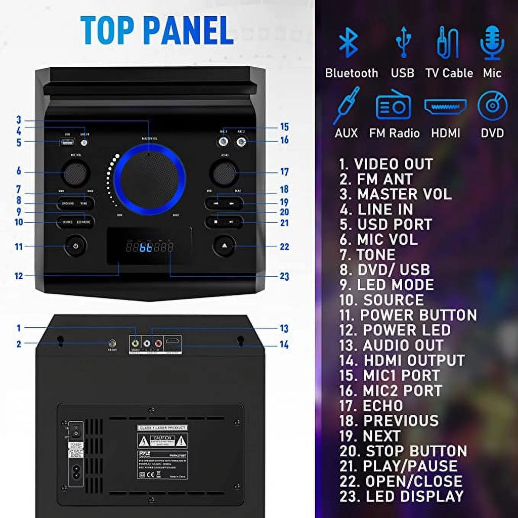 800W Multimedia Bluetooth Speaker System G895730