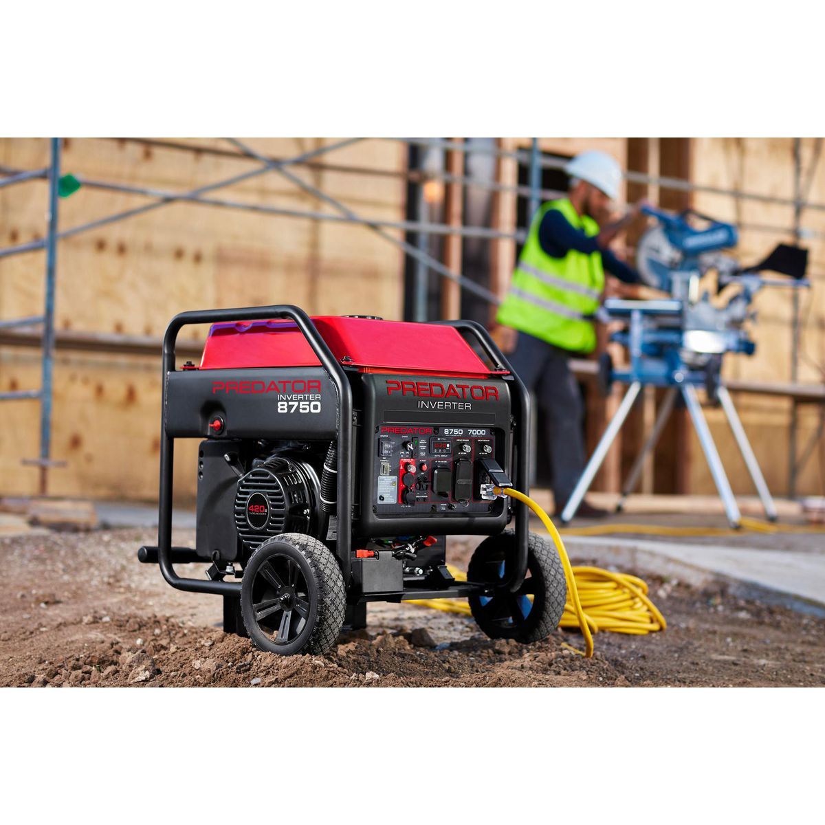 8750 Watt Open-Frame Inverter Generator Z958814