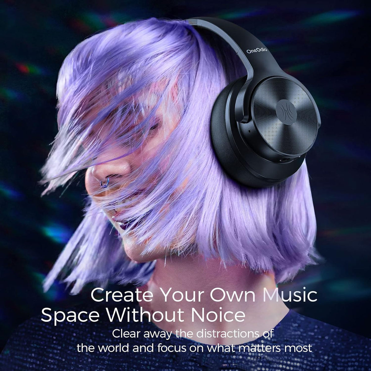 Active Noise Cancelling Wireless Wired Over Ear Headphones A43081