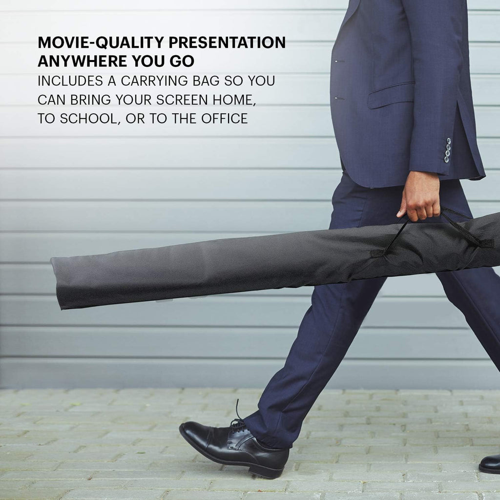 80” Portable Projection Screen with Tripod Stand and Carry Bag C989004
