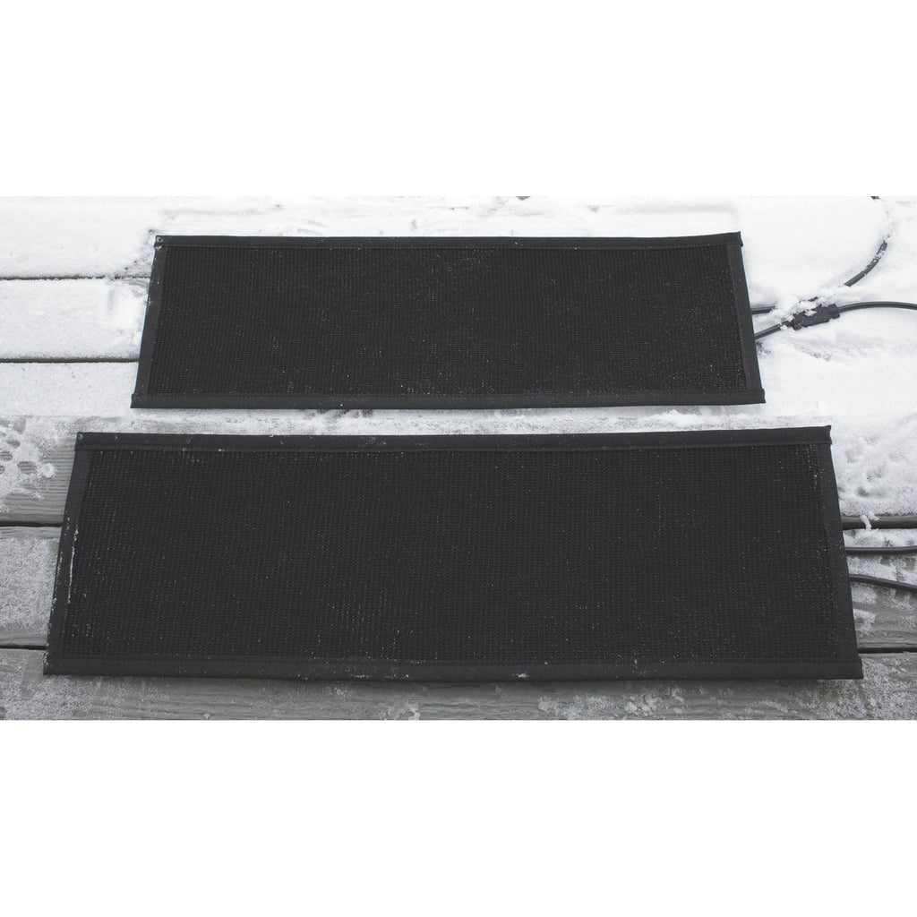 Heated Snow Melting Stair Mat 11x22 W x 3 ft L Connectable Q898997