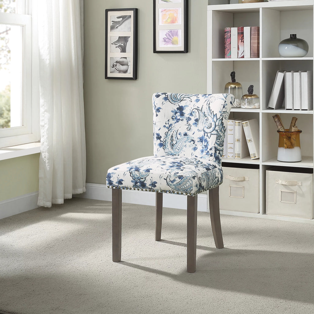 Paisley Blue Dining Chair K826789