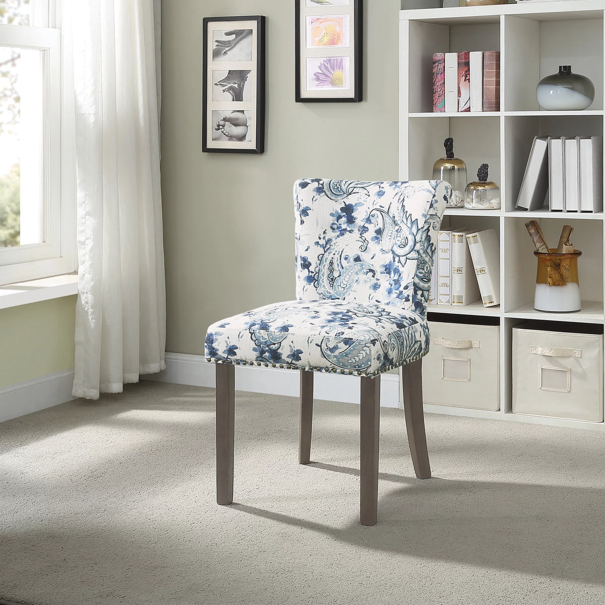 Paisley Blue Dining Chair K826789