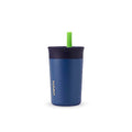 12 Oz Stainless Steel Kids Tumbler with Straw J39774