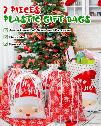 40pcs Assorted Sizes Christmas Gift Bags D350571
