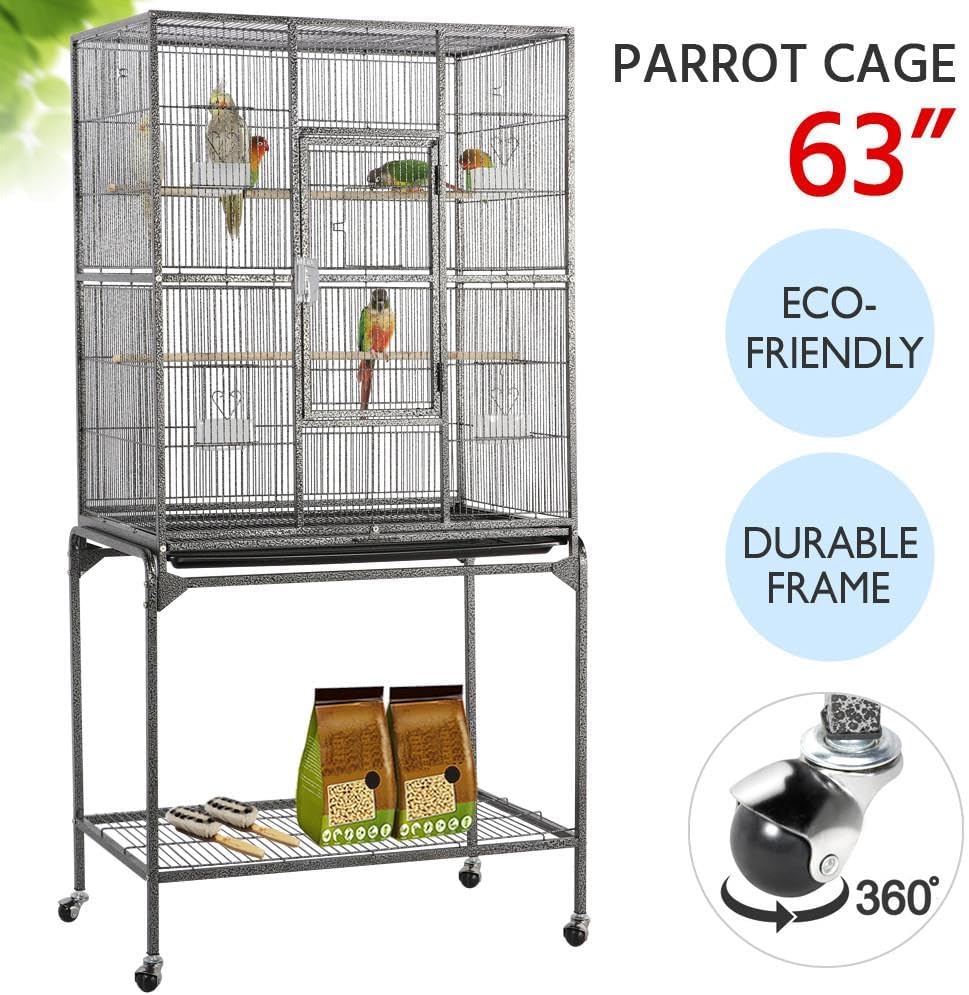 63'' Detachable Bird Cage with Stand V876590
