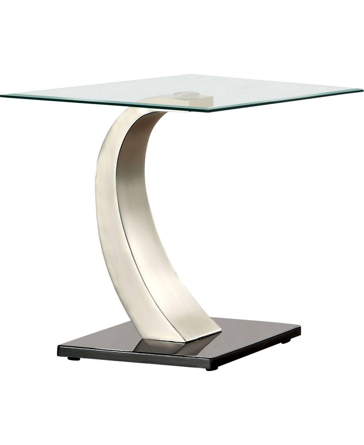 Silver Square End Table Y155987