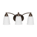 3 Light Burnished Bronze Vanity J6912