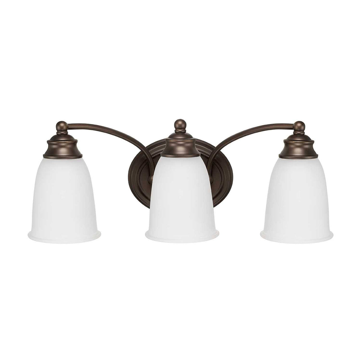 3 Light Burnished Bronze Vanity J6912