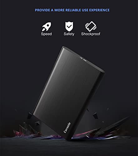 750GB Portable External Hard Drive USB3.0 HDD Storage (Black) D40097