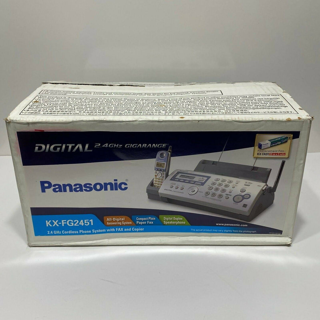 Plain Paper Fax Copier with 2.4 GHz Cordless Phone Z48635
