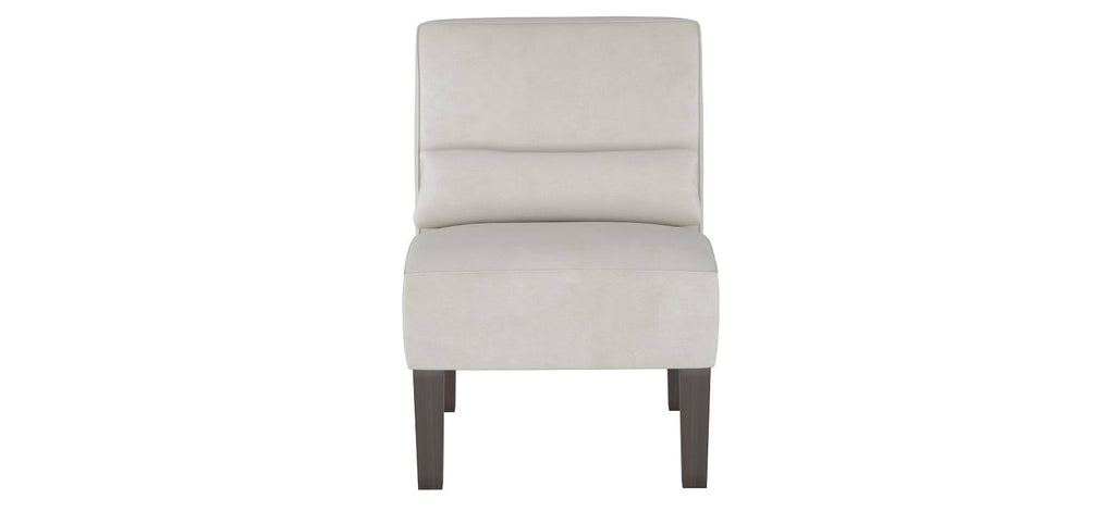 Velvet Light Grey Accent Chair E357444