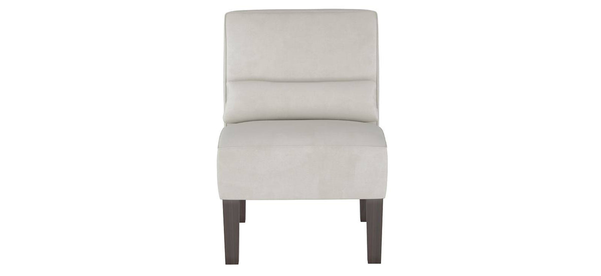 Velvet Light Grey Accent Chair E357444