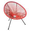 Red Oval Patio Lounge Chair S28141