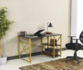 Black 47" Wooden Top Writing and Computer Desk A626017