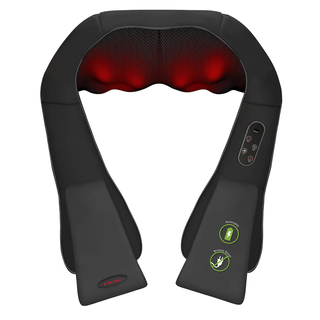Cordless 3D Shiatsu Neck and Back Massager with Heat Z3474