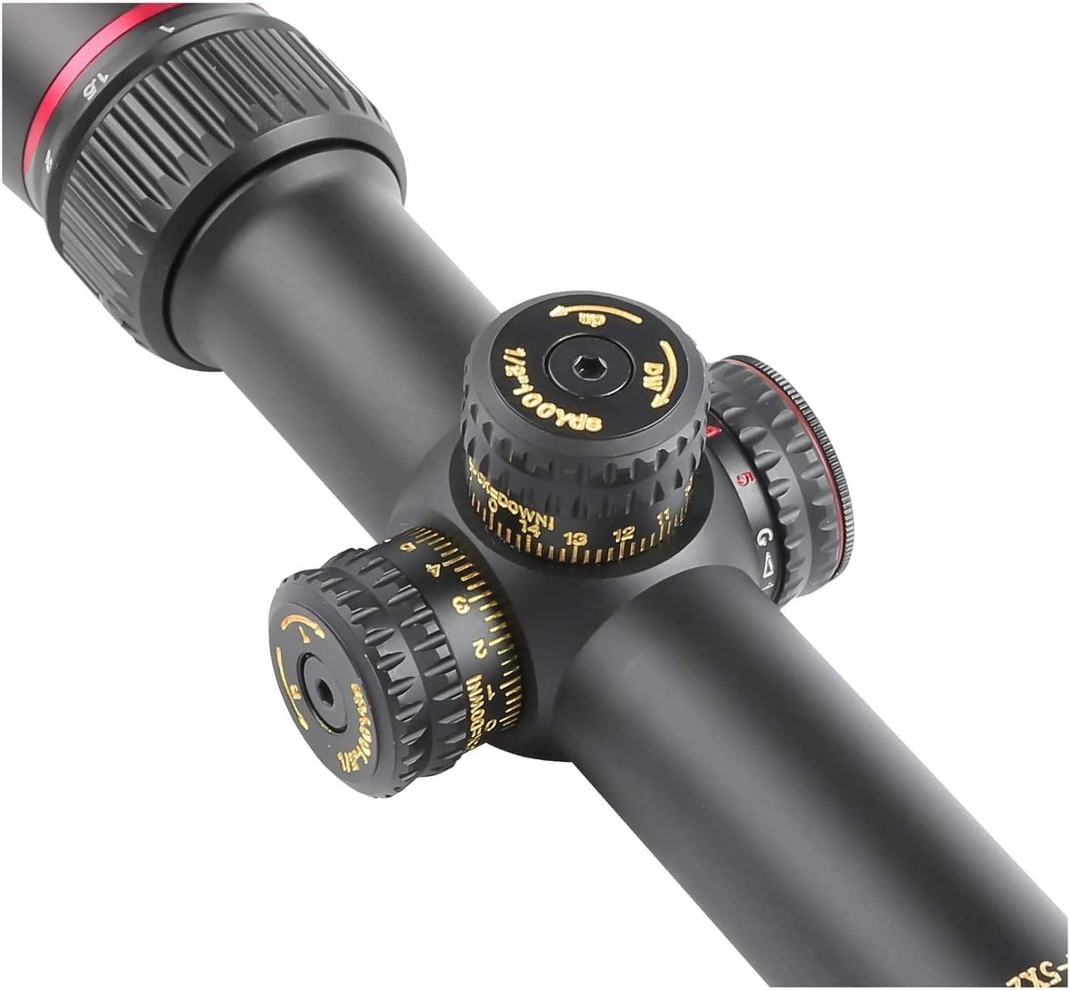 Red/Green Illuminated 30mm Tube Rifle Scope 1-5X24 First Focal Plane C827789