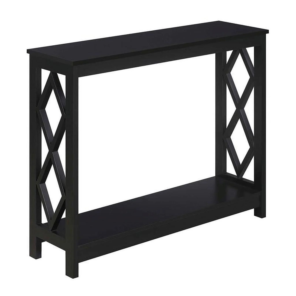 Black Wood Console Table G4270