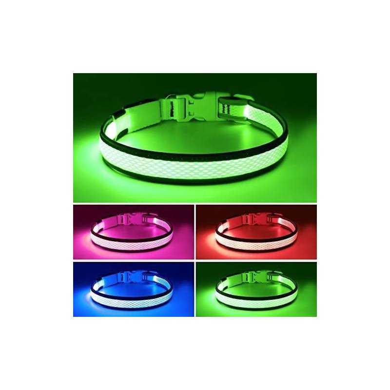 USB Rechargeable LED Dog Collar S14230
