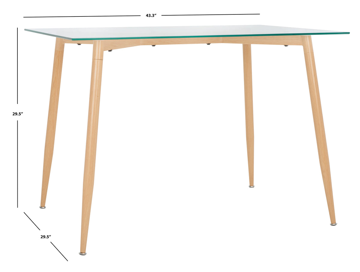 Scandinavian Glass Dining Table R504469