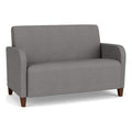 Gray Polyurethane Loveseat K241