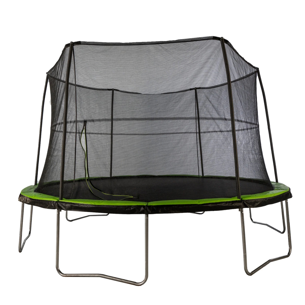 14 Foot Trampoline and Enclosure System with Pad, Black/Lime Green O902995