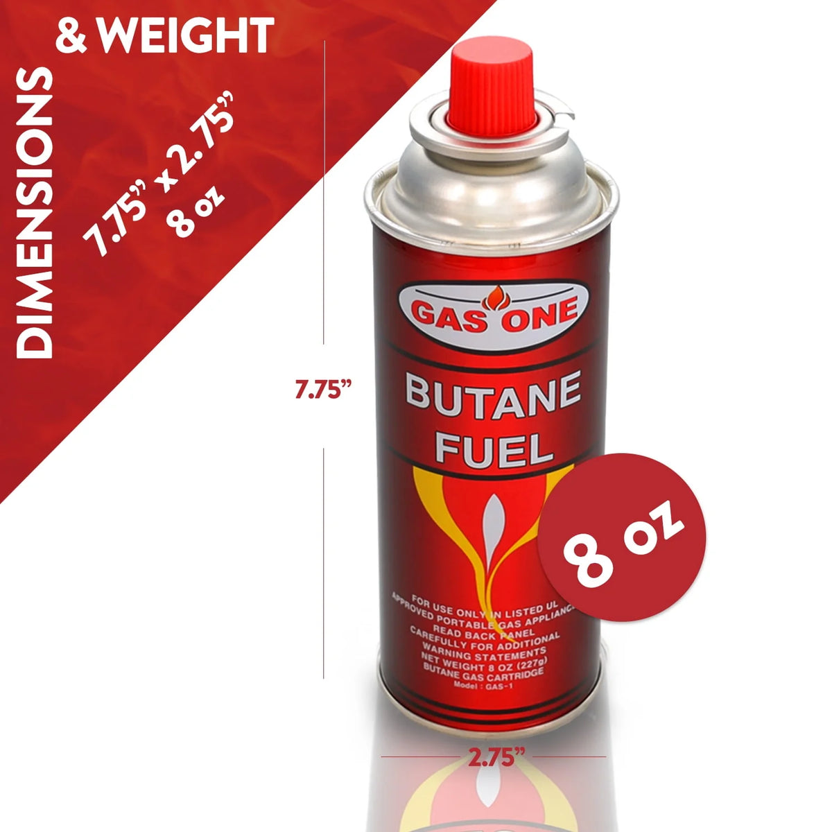 Butane Fuel Canister 12 Pack V675582