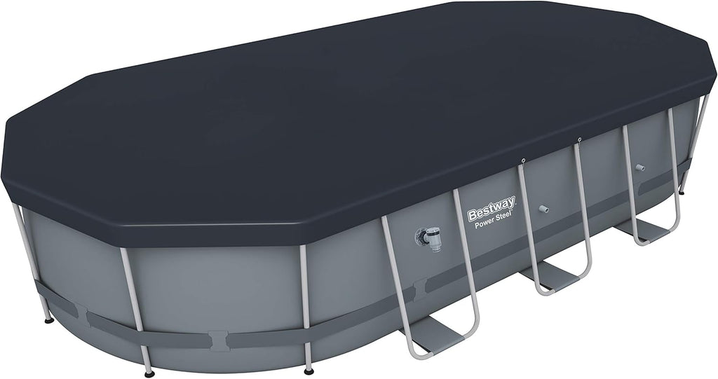 18' x 9' x 48 Oval Above Ground Swimming Pool Set S9136