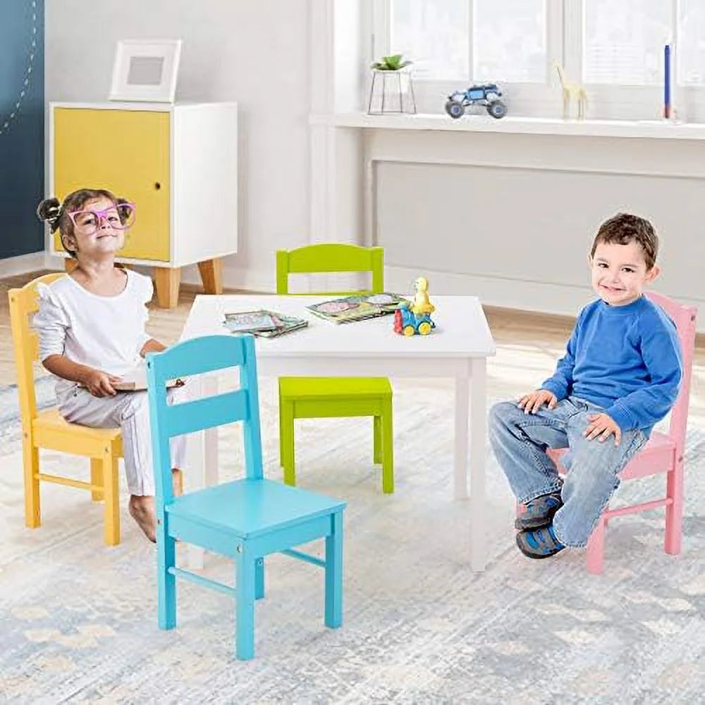 5 Piece Wood Table and Chair Set C54509