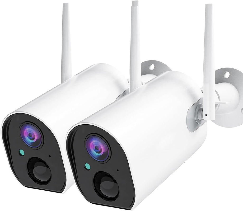 Wireless Outdoor Security Camera 1080P HD Rechargeable Battery Powered WiFi L524276