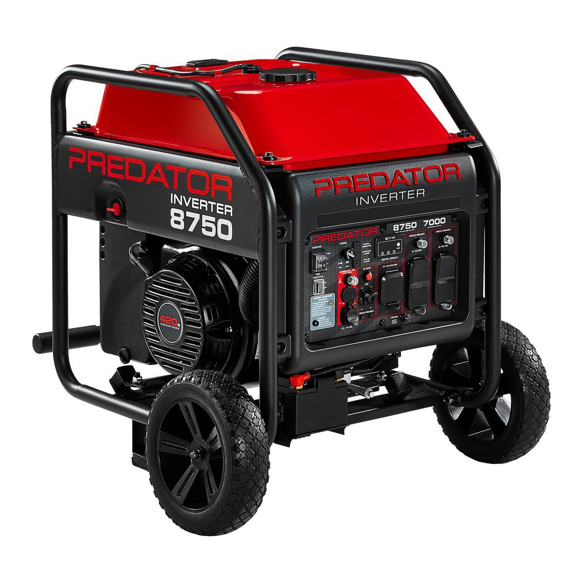 8750 Watt Open-Frame Inverter Generator Z958814