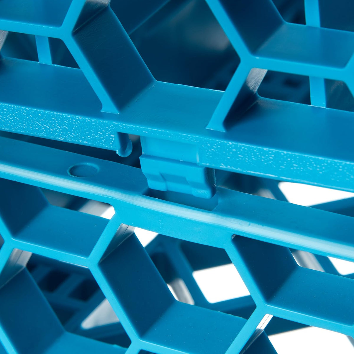 49-Compartment Divided Glass Rack Extender, Blue, Case of 6 U1357