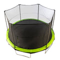 14 Foot Trampoline and Enclosure System with Pad, Black/Lime Green O902995