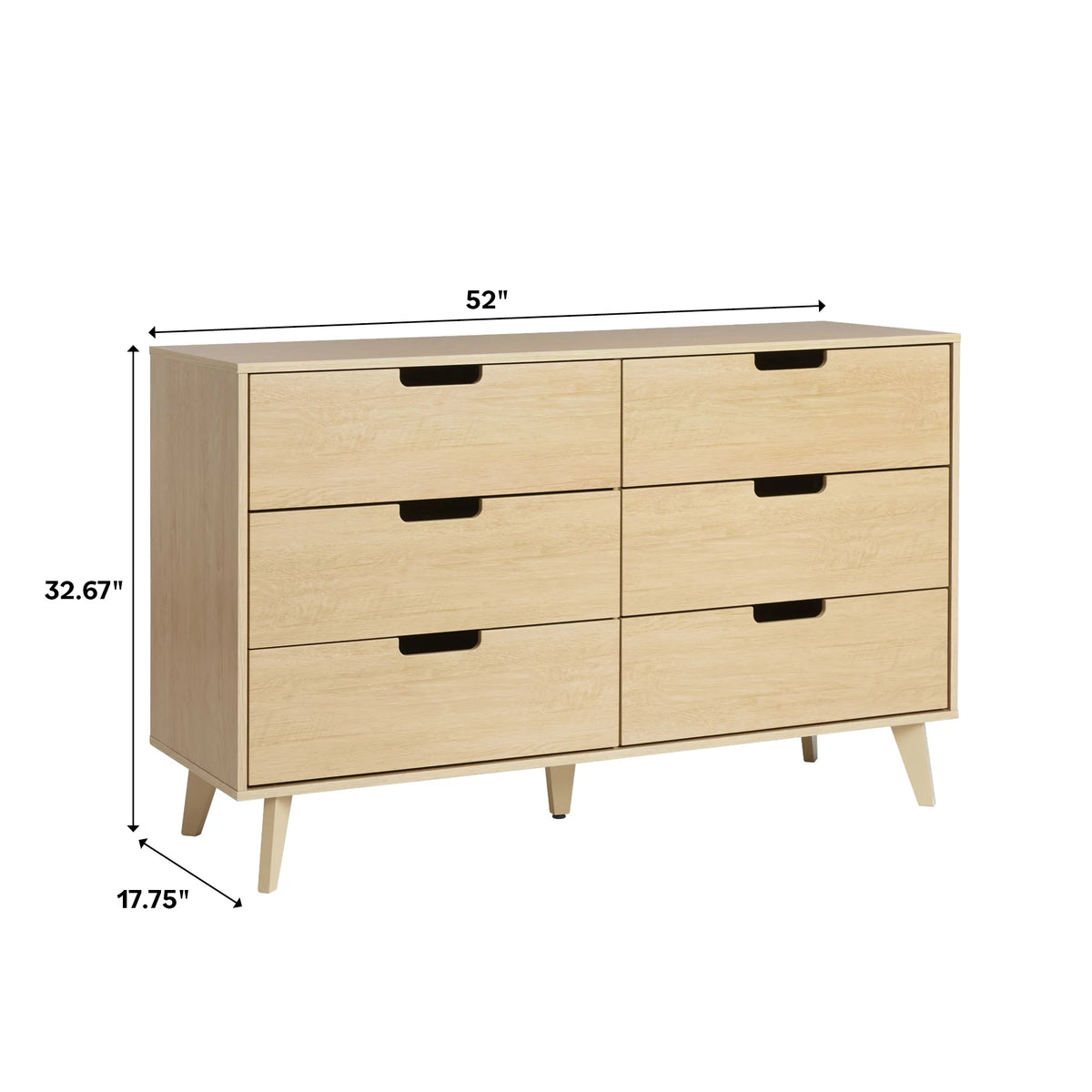 6-Drawer Dresser E63012