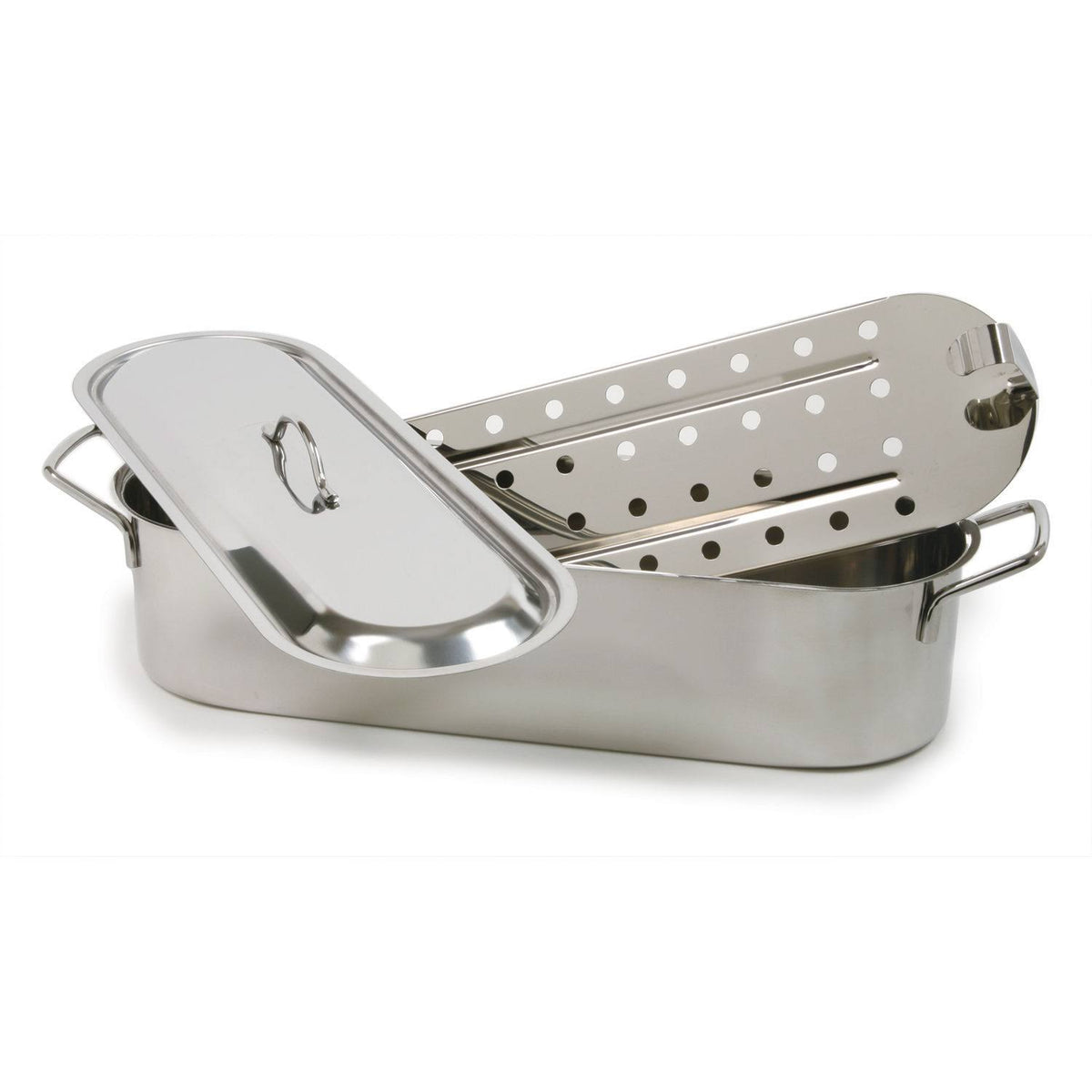 18-inch Stainless Steel Fish Poacher W841230