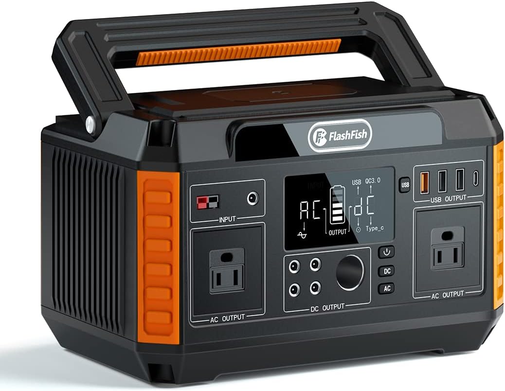 560W Portable Power Station, 520Wh/140400mAh Lithium Battery Pack with AC Outlets V791580