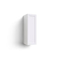White Shaker Single Door Wall Cabinet 12 in. W x 13.8 in. D x 36.5 in. H X1042