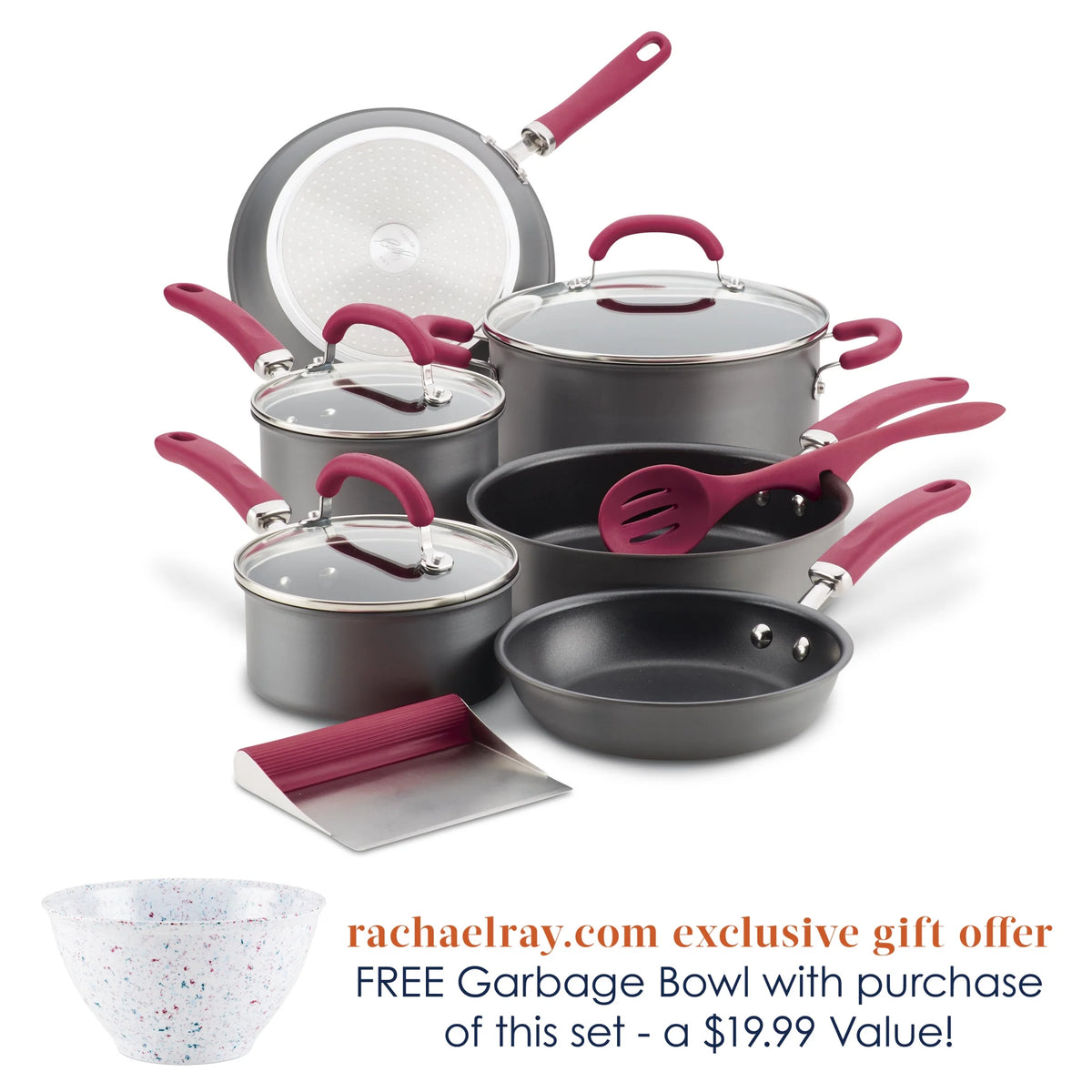 11 Piece Nonstick Pots and Pans Set K165901