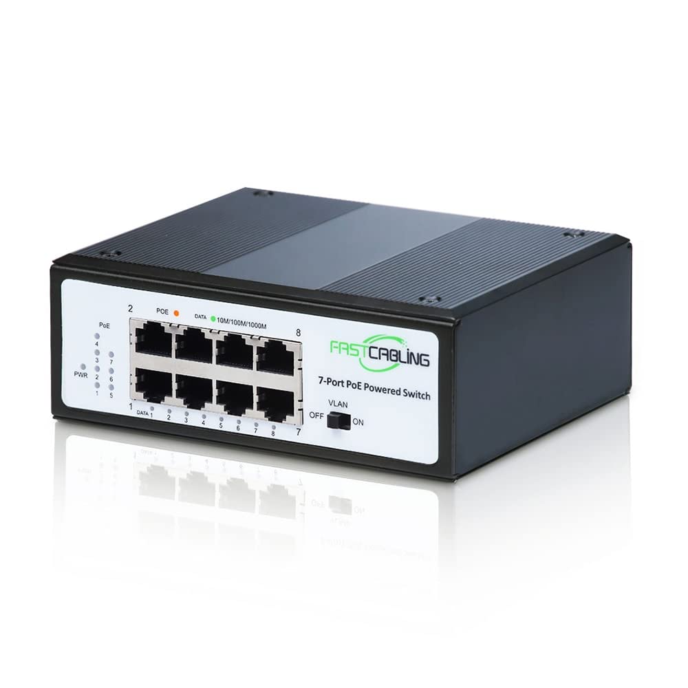 PoE Powered Switch, PoE+ Extender, 71W Passthrough Power Y72651