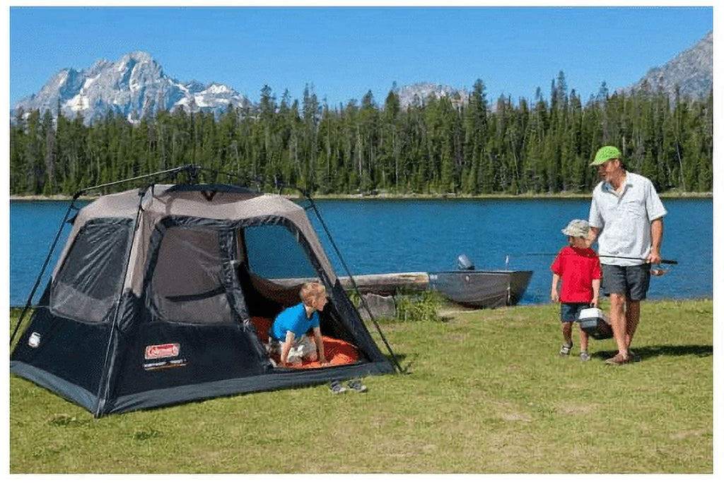 Gray 4 Person Cabin Tent O690