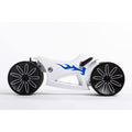 White/Blue Ride-On Bike I256