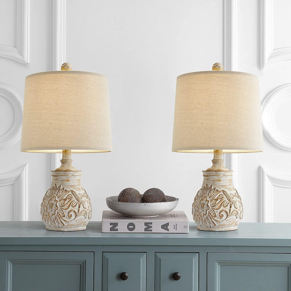18.5'' Farmhouse Vintage Table Lamps W492