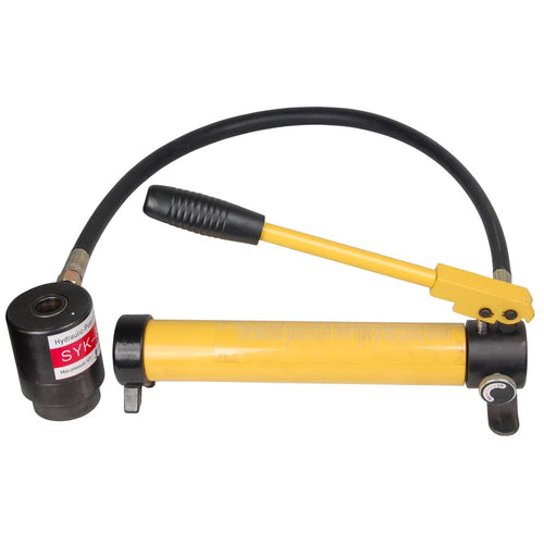 10 Ton 6 Die Hydraulic Knockout Punch Tool Kit with Case M3079
