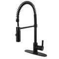 Single Handle Pull Down Kitchen Faucet Naples Bronze M552