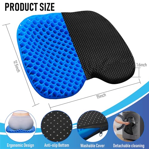 Thicken Anti Slip Waterproof Gel Kayak Seat Cushion K120864